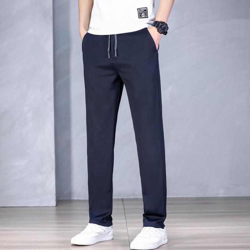 Business Trousers, Men's Formal Straight-leg Anti-wrinkle Non-ironing Long Pants, Fashionable, Versatile, Slim and Casual Suit Pants
