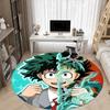 1pc My Hero Academia Chair Carpet for Office Non-Slip, Soft & Comfortable, Carpet for Office, Gaming, Lightweight Round Floor Mat Yy251021013