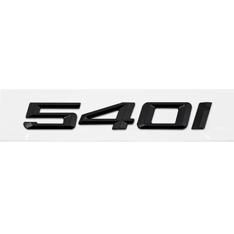 ABS Car Rear Trunk Letters Logo Badge Emblem Sticker For BMW 5 Series 520i 525i 528i 530i 535i 540i 523i E39 E60 E61 F10 F11 G30