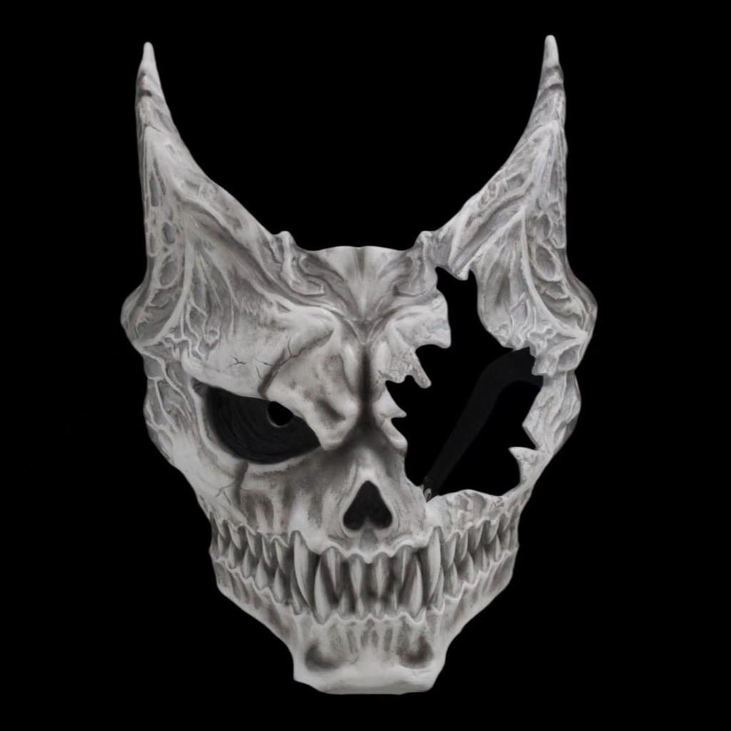 Kaiju No Eight Resinmaske mit Kampfbeschädigung für Weihnachts- und Halloweendekoration