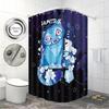 1pc K-Pop Demon Hunters Printed Waterproof Shower Curtain Multi Size Privacy Hanging Curtain with 12 Hooks Easy Installation