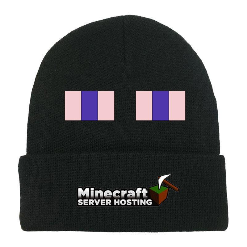 Winter Printed Knitted Hat With Rolled Edges, Suitable For Both Men And Women