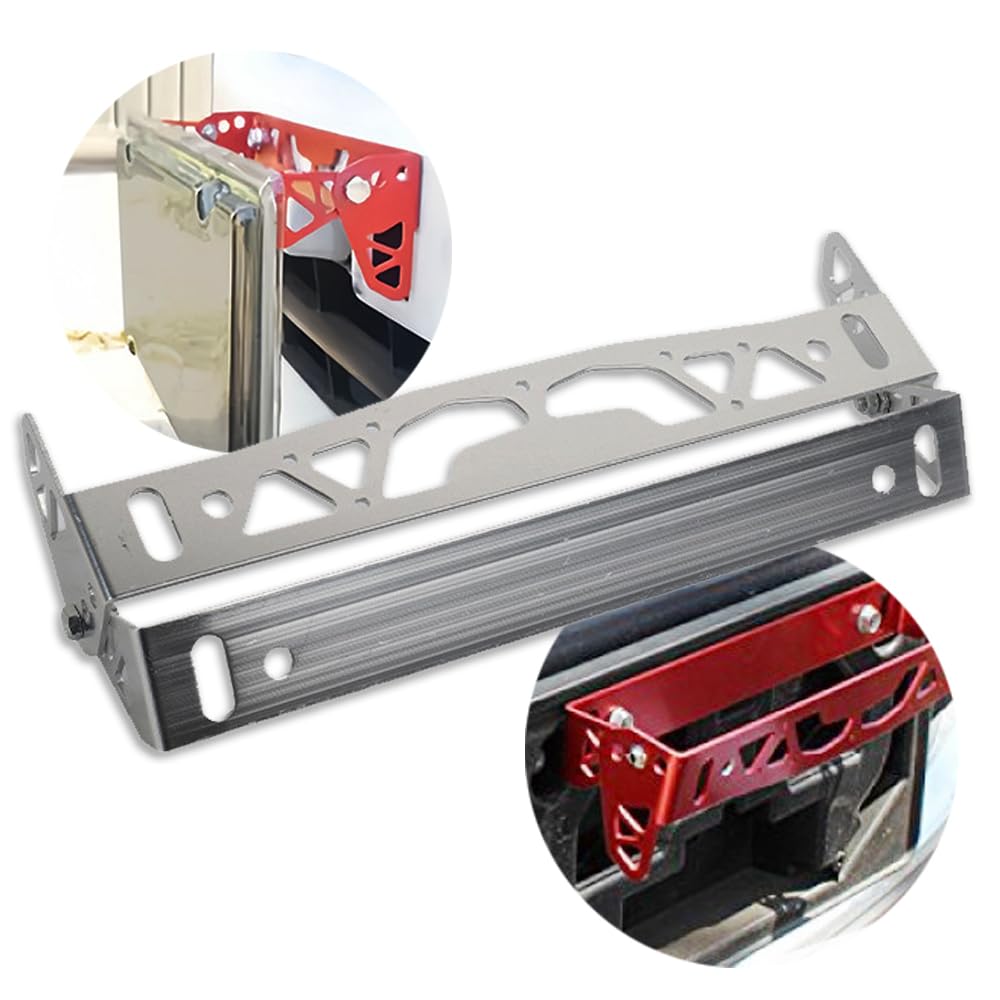 

Nicheez License Plate Frame for Cars, Angle Adjustment, Aluminum, Universal Use, Mounting Screws Included (Silver) серебряный