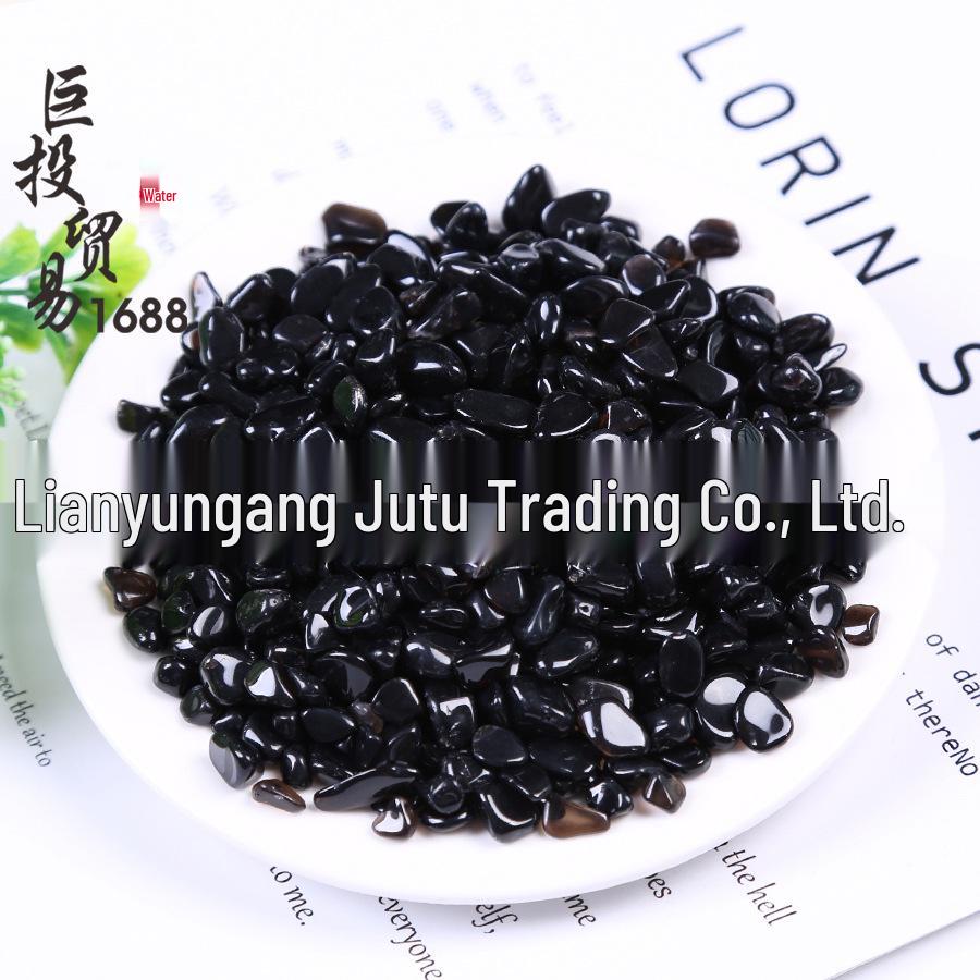 Obsidian Black Crystal Gravel for Bonsai and Fish Tanks