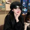 Octagonal beret women's autumn and winter retro British face small casual versatile newsboy duck tongue painter hat