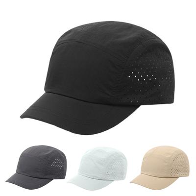 Summer Quick-Drying Breathable Cap Men'S And Women'S Outdoor Five-Piece Sun Protection Versatile Short-Brimmed Baseball Cap Thin Hat
