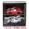 Acrylic Display Box with LED USB Showcase for Model Cars and Diecast Miniature Cars Illumination, Mirror, Powered, (2 Tiers, Black) [Used]