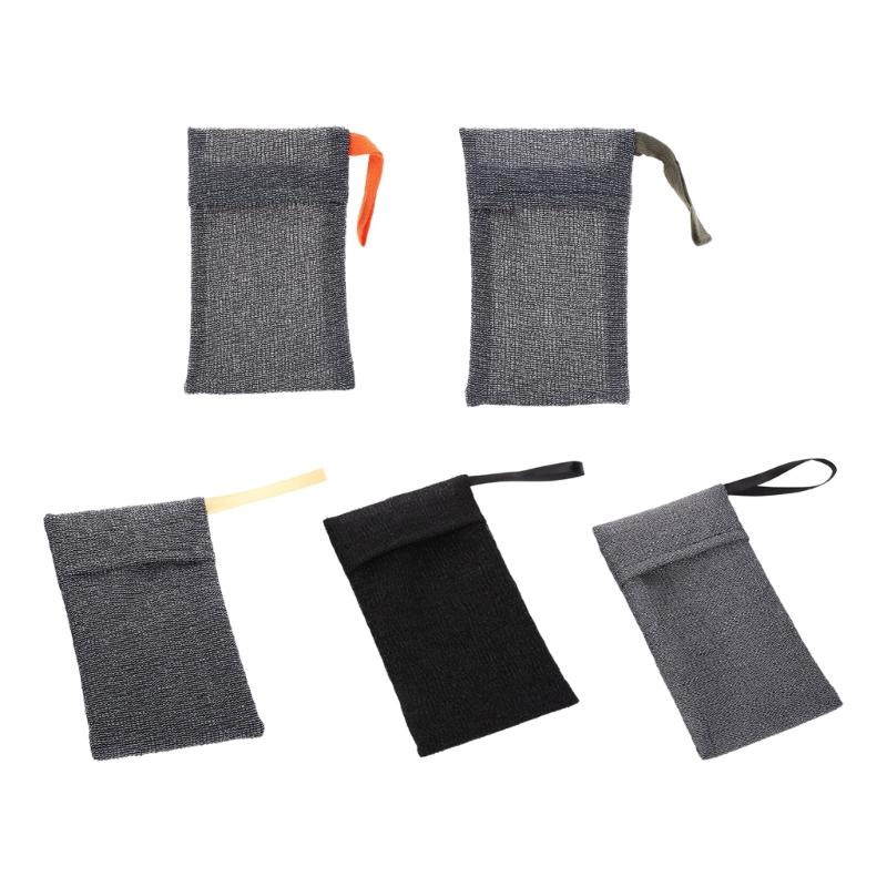 Reusable Soap Holder Exfoliating Mesh Soap Pouch Bath Accessories Hanging Loop for Space Saving Durability Nylon Mesh