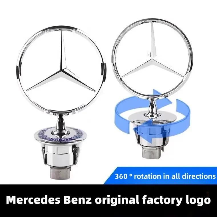 Zinková slitina Auto Přední Kapota Znak Odznak Příslušenství Pro Mercedes Benz AMG W213 W223 W240 W212 W222 W221 W211 W220 W210 W207 W140