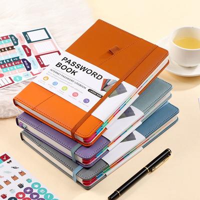 With Alphabetical Tabs A5 Password Book Website Address Log In Detail Internet Password Logbook Large Size Password Keeper Book