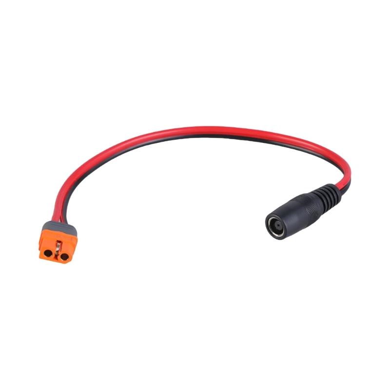 32cm XT60I Female To DC7909 Female Connectors Cable for Solar Panel and Portable Energy Storage Devices