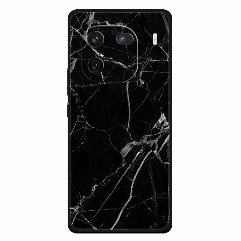 Für Vivo Iqoo 12 Hülle Weiches Silikon Katze Eule Mode Rückseitenabdeckungen für Vivo iQOO 12 Pro Hüllen Marmor Stoßfeste Handyhüllen Iqoo12