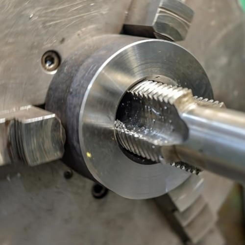 2PCS Metric Thread Metric Tap High Speed Steel Straight Flute Tap Durable Thread Tap  Metalworking