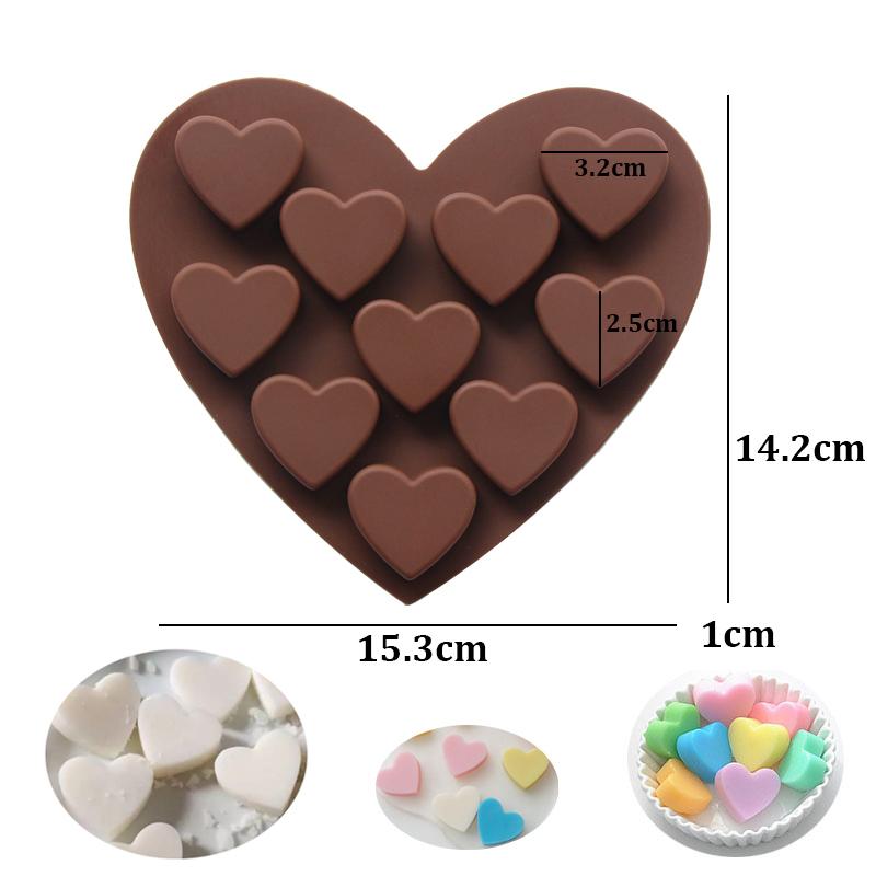 1-29 Handmade Silicone Mould Chocolate Candy Jelly Pudding Ice Mold Baking Tool