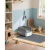 Cat Litter Mat - 23.2" x 14.6" Small Litter Box Mat with Double Layers, Urine-Proof and Non-Slip Litter Trapping Mat, Easy to Clean Kitty Litter Mats