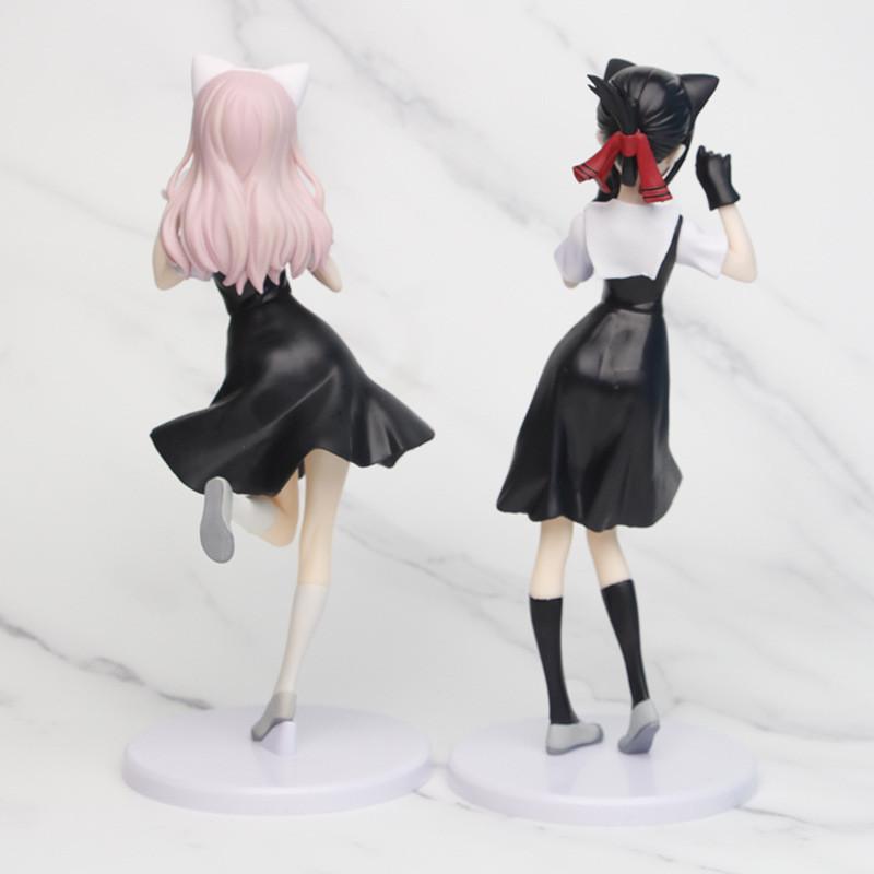 Elegant Kaguya-sama Model Kaguya Shinomiya Chika Fujiwara Pvc Anime Figurine 22cm Display Piece