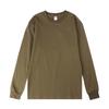 Women's Fashion Loose Round Neck T-Shirt Solid Color Casual Long Sleeve Top