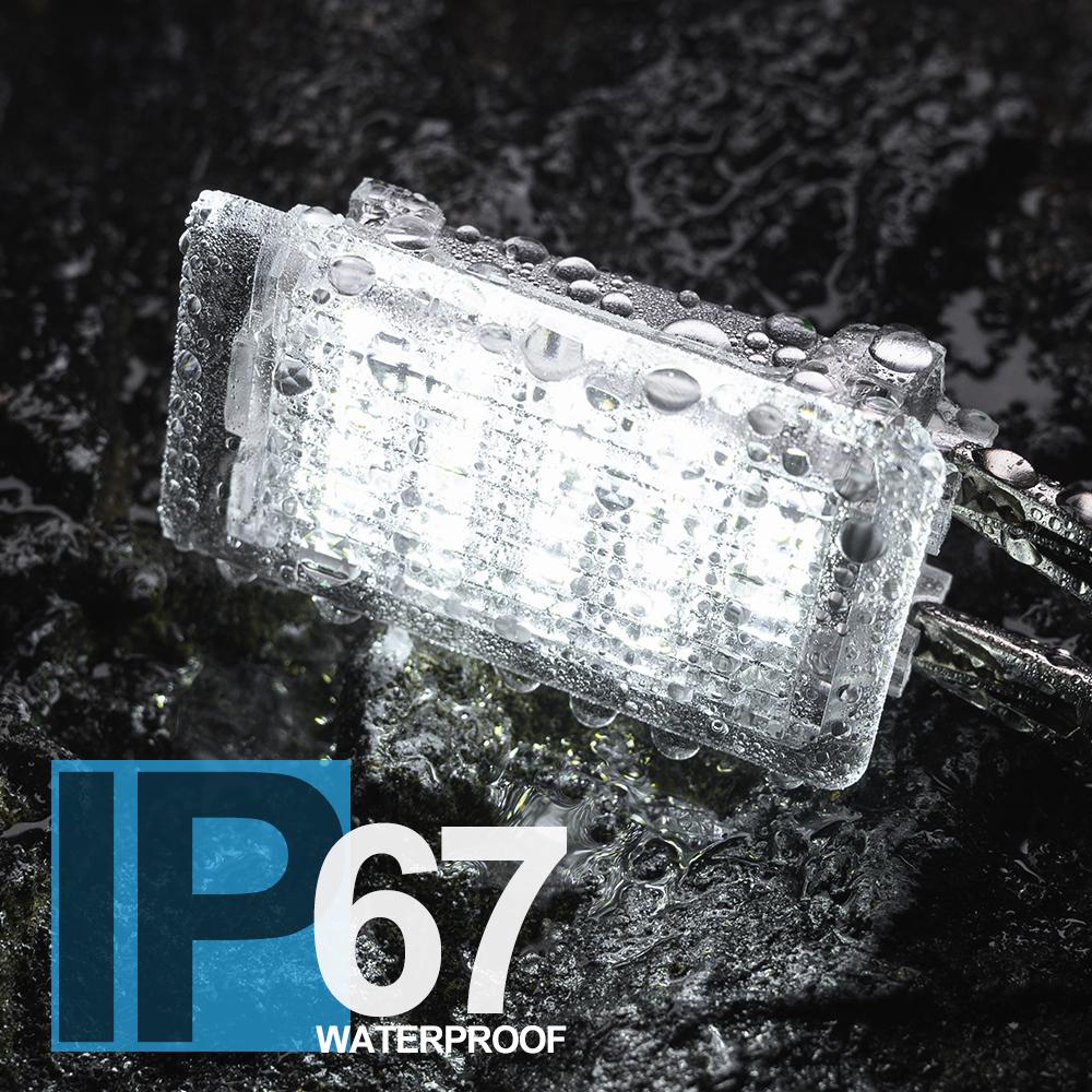 For Benz W126 C126 1979-1991 OEM Upgraded White LED Door Courtesy/Glove Box Light Replacement Car Interior Puddle Welcome Lamps Bulbs 7