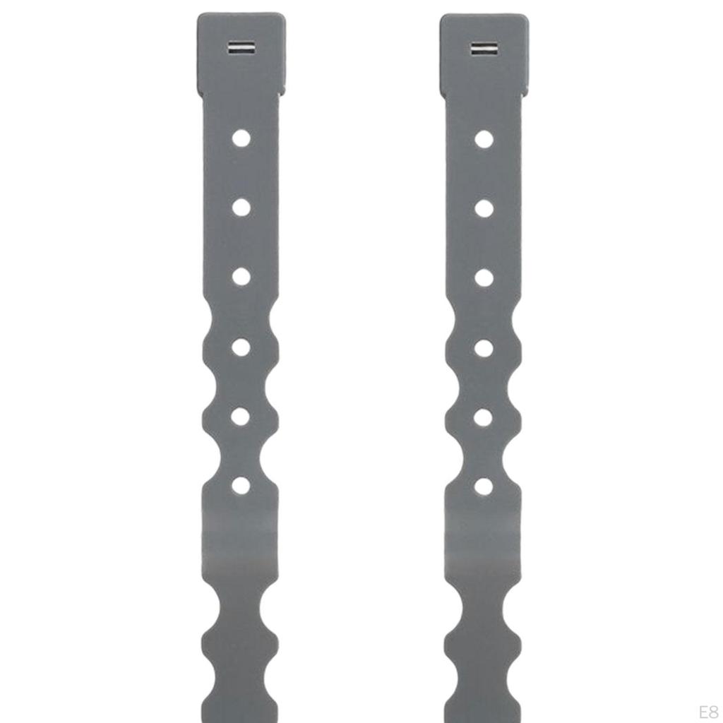 2 Pieces Malice Clips Strap Buckle Flexible for Backpack Pouch Bag Accessory