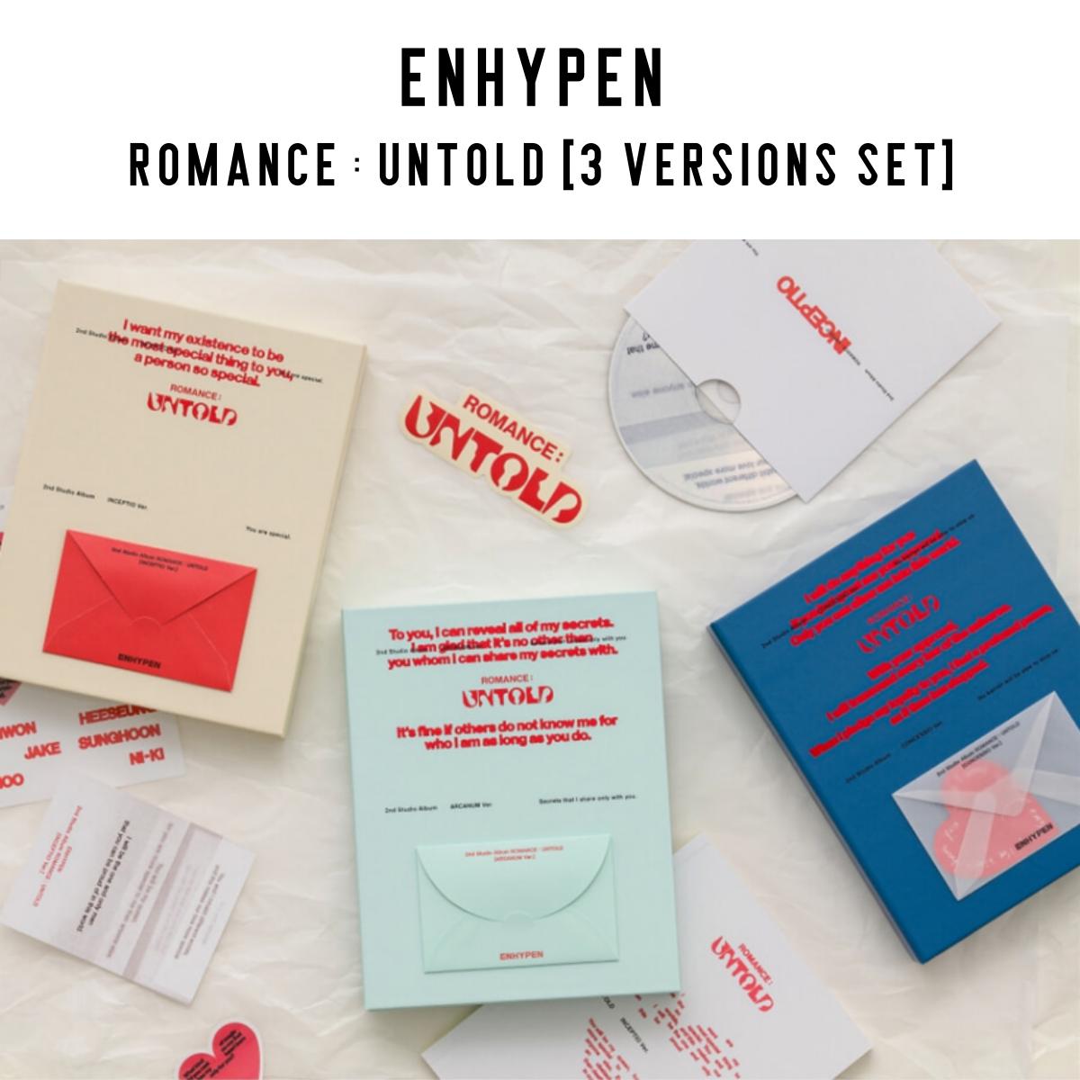 

ЕНГІПЕН - РОМАНТИКА : UNTOLD [Набір 3 версій] 1 Set