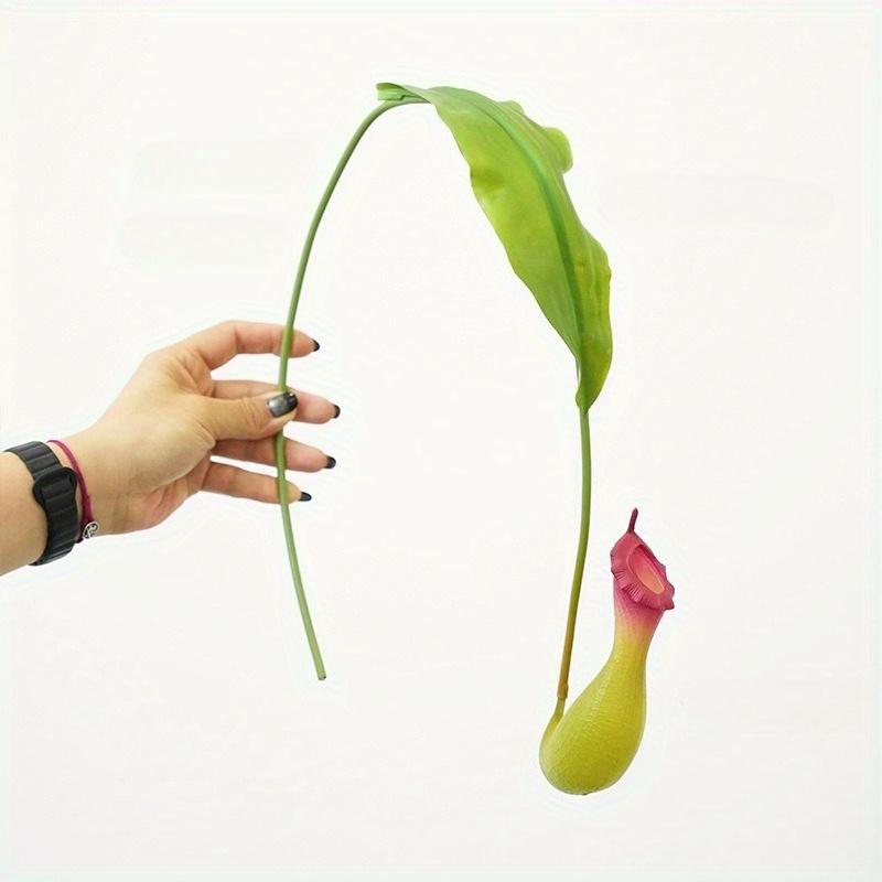 

1Pc Simulation Nepenthes Pitcher Plant Hanging Plant Rattan Wall Hanging for Outdoor Courtyard Garden Home Decoration, Gift for Friends