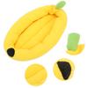 Hamster Warm Nest Soft Cute Banana Small Pet Cotton Sofa Bed for Guinea Pig Sugar Glider