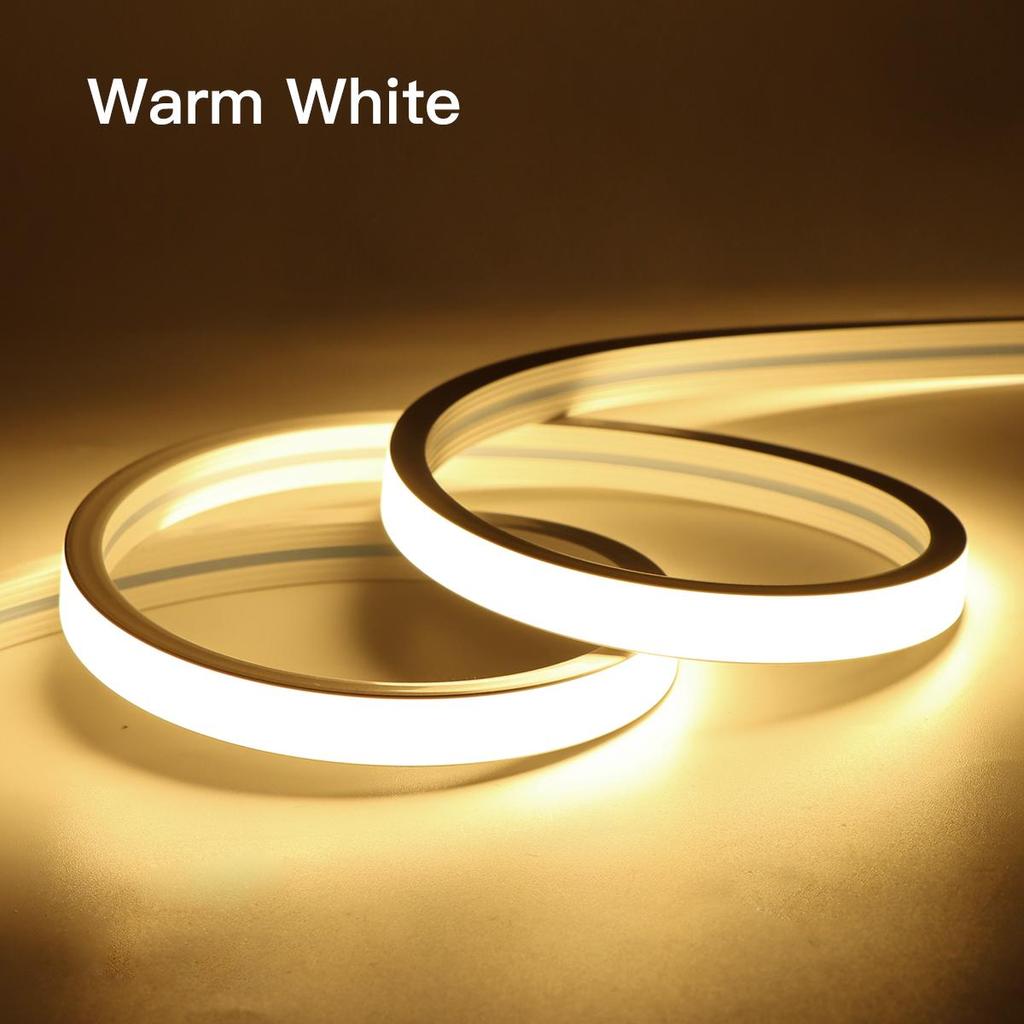 Tuya WIFI Smart 5V Dimmable COB LED Strip Light Waterproof USB LED Neon Light Silicon Tube