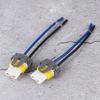 2Pcs 9005 9006 H10 Universal Adapter Wiring Harness Sockets Wire for Headlights Fog Light