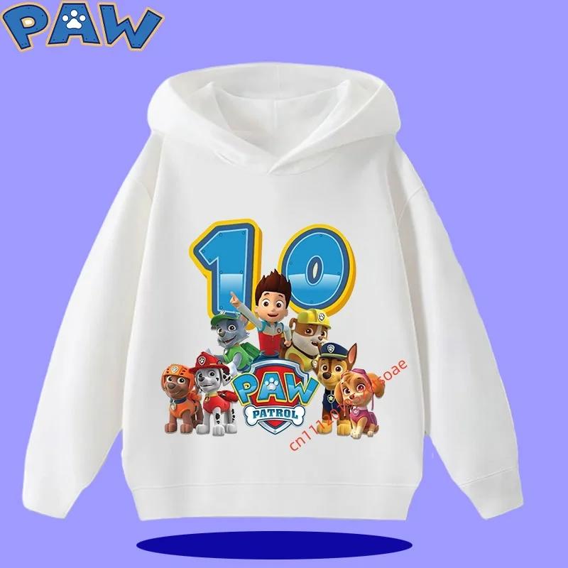 PAW Patrol Kids Hooded Sweatshirt 2026 New Style Boys' Sport Shirt Girls' Casual Shirt Sweatshirt Cartoon Print