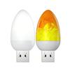 Energy Efficient USB Operated Flame Lamp With Fire Simulation For Night Camping Use And Office Space Saving Power