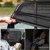 2 uds parasol de ventana lateral trasera de coche protección UV malla de protección previene mosquitos sol Protección de Privacidad cortina plegable