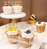 PET Clear Cupcake Containers, Disposable Muffin Boxes, Single Or Double Cupcake Wrappers, Baking Tools, Kitchen Gadgets
