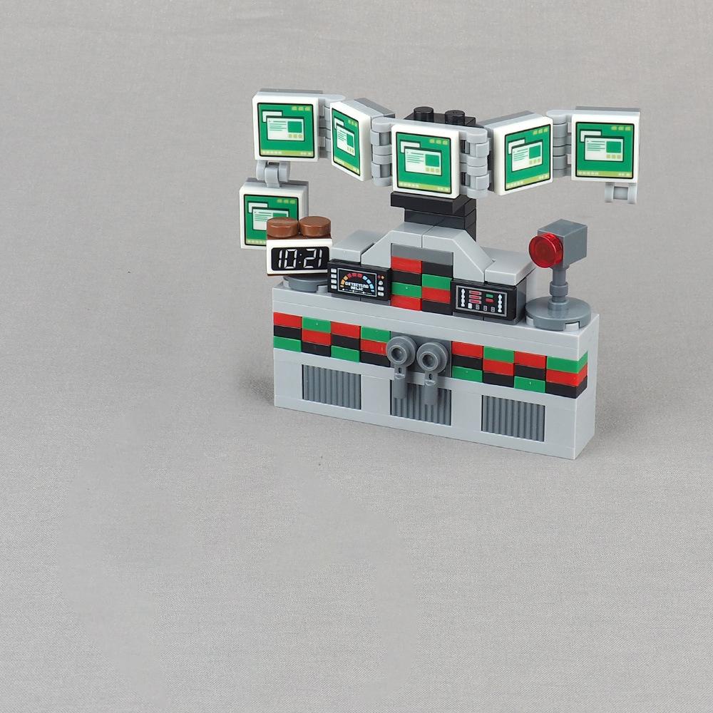 Ungiftig Moc 1 Stück 3069 3068 Intelligente Computer-Forschungsplattform Baustein-Set Gedruckte Daten-Steuerungspanel-Plattenstein Spielzeug Geschenke