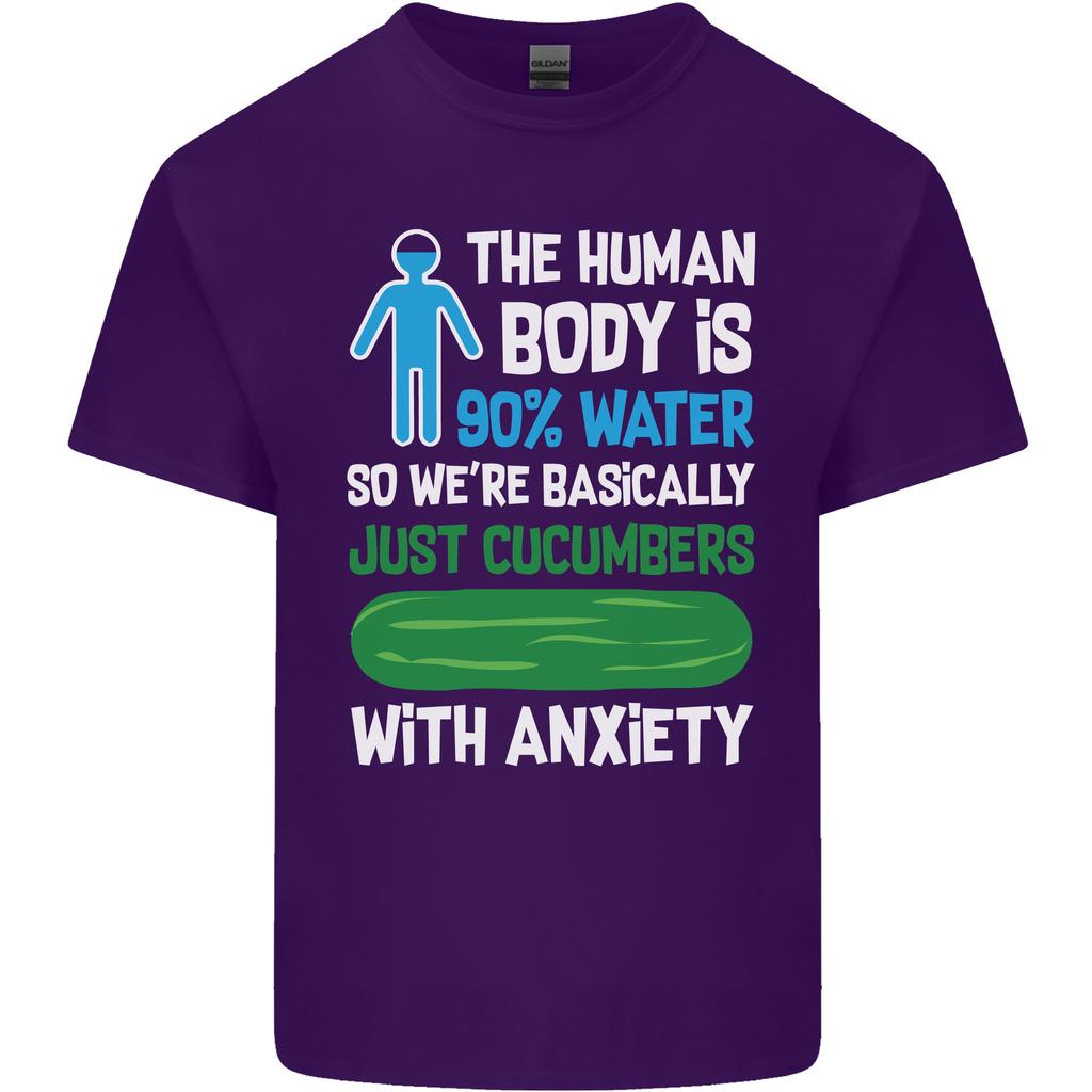 Were Basically Cucumbers With Anxiety Unisexs Light Cotton TShirt