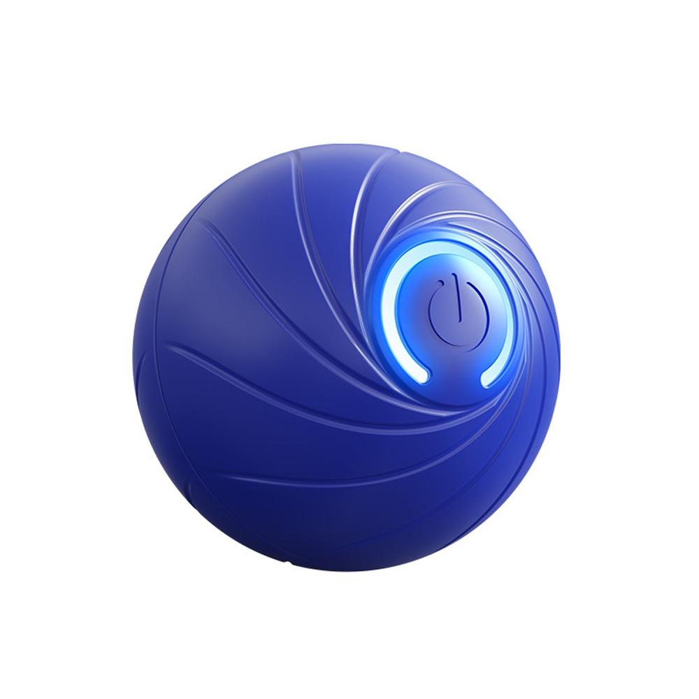 

Автоматичний м яч для тренування собак і котів, іграшка для котів, що грають у приміщенні, іграшка-дражнилка для котів, зоотовари синій