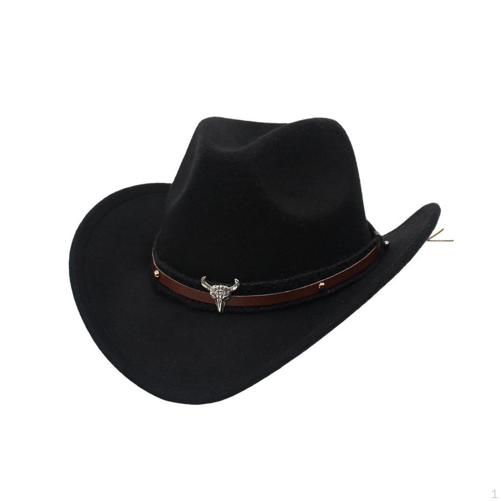 Cowboy Cowgirl Hat Sombrero Caps Fashion Photo Props Decoration Sun Protection for