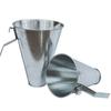 Cono Matador de Acero Galvanizado Cono Sujetador de Pollo para Sacrificio Seguro y Rápido Durante el Procesamiento de Aves de Corral