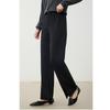Women's Autumn Fashion Irregular Design Straight Casual Pants