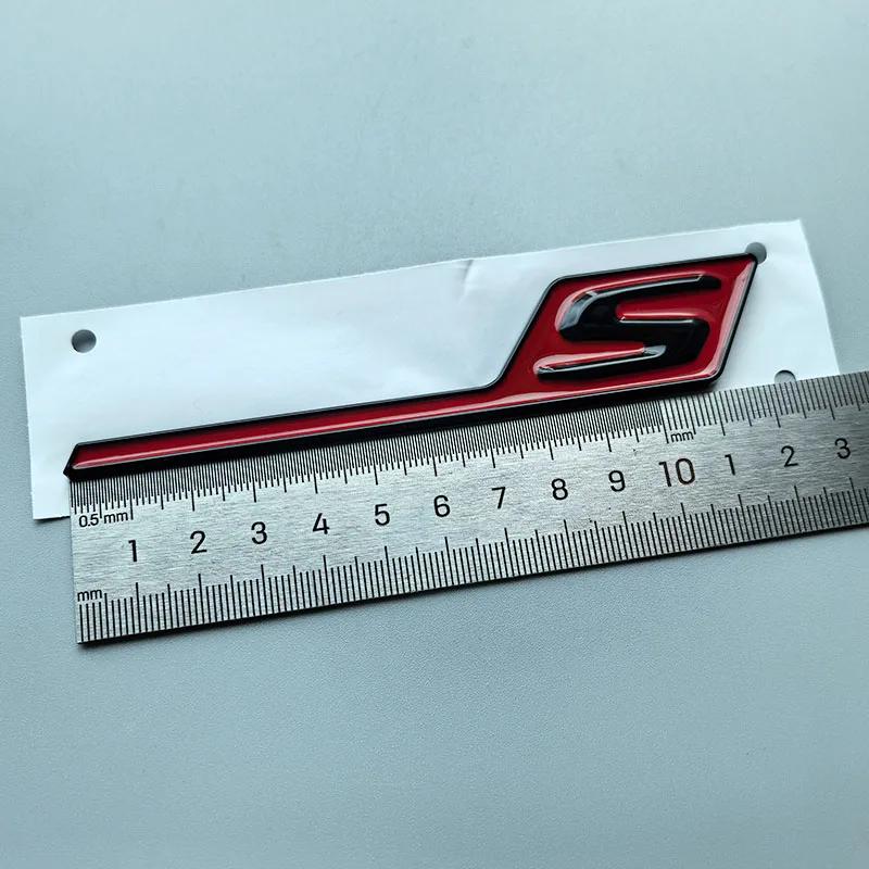 Long Underline S R C Badge ABS Car Emblem for Mercedes Benz AMG C63S E63S GTS GT63S GLC63S A45S CLA45S GLE63S Trunk Logo Sticker XG1