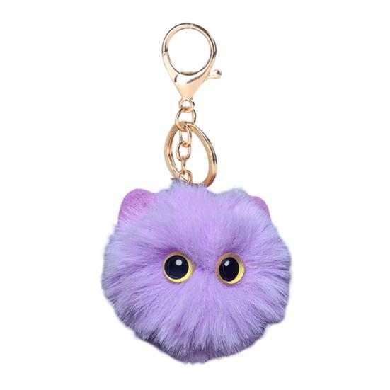 Plüschkatze Schlüsselanhänger Pelzball Puppe Tasche Anhänger Schlüssel Rucksack Geldbörse Zubehör Auto Innenraum Dekoration