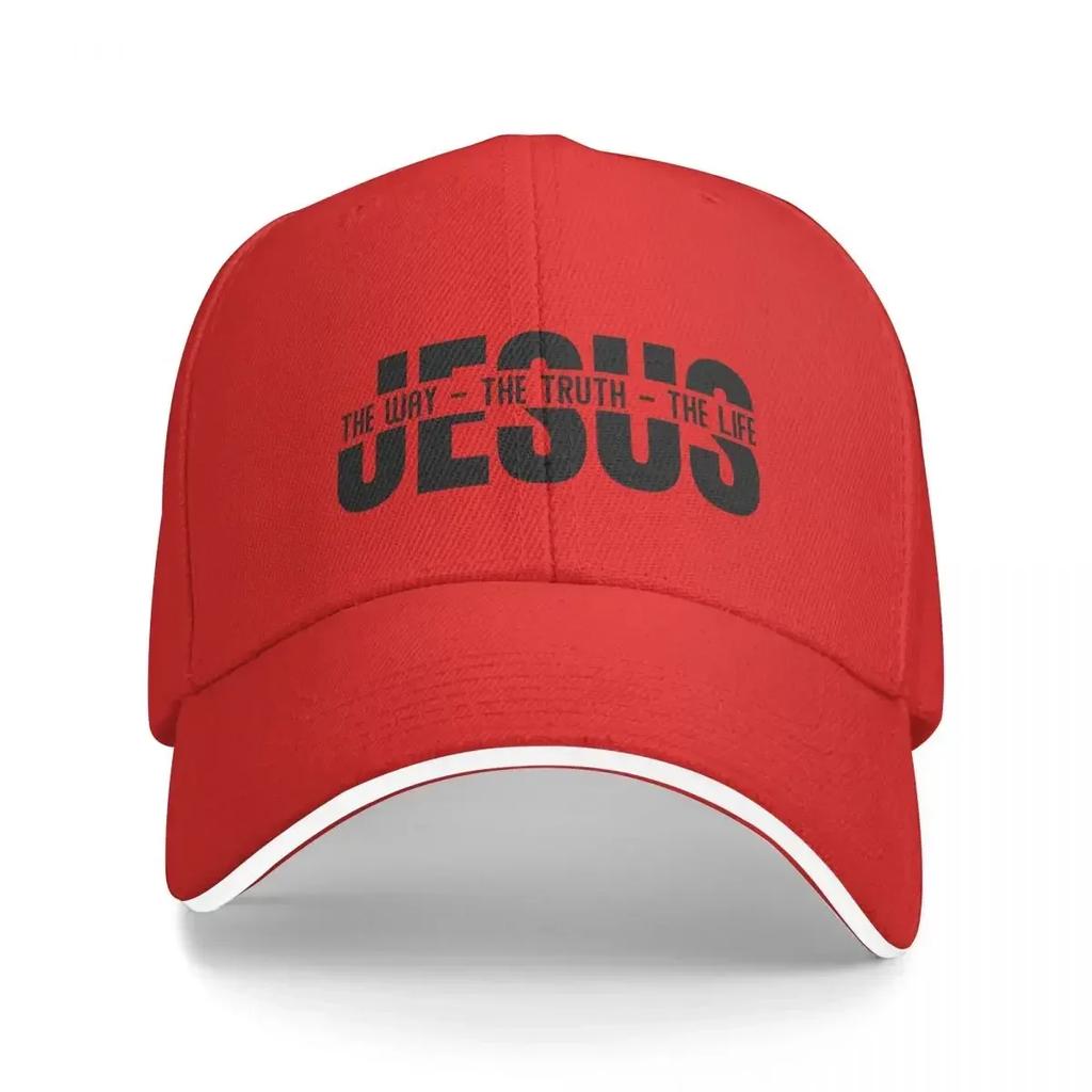 Jesus The Way The Truth The Life Religious Christian Faith Cap Casual Baseball Caps Adjustable Hat Summer Unisex Baseball Hats