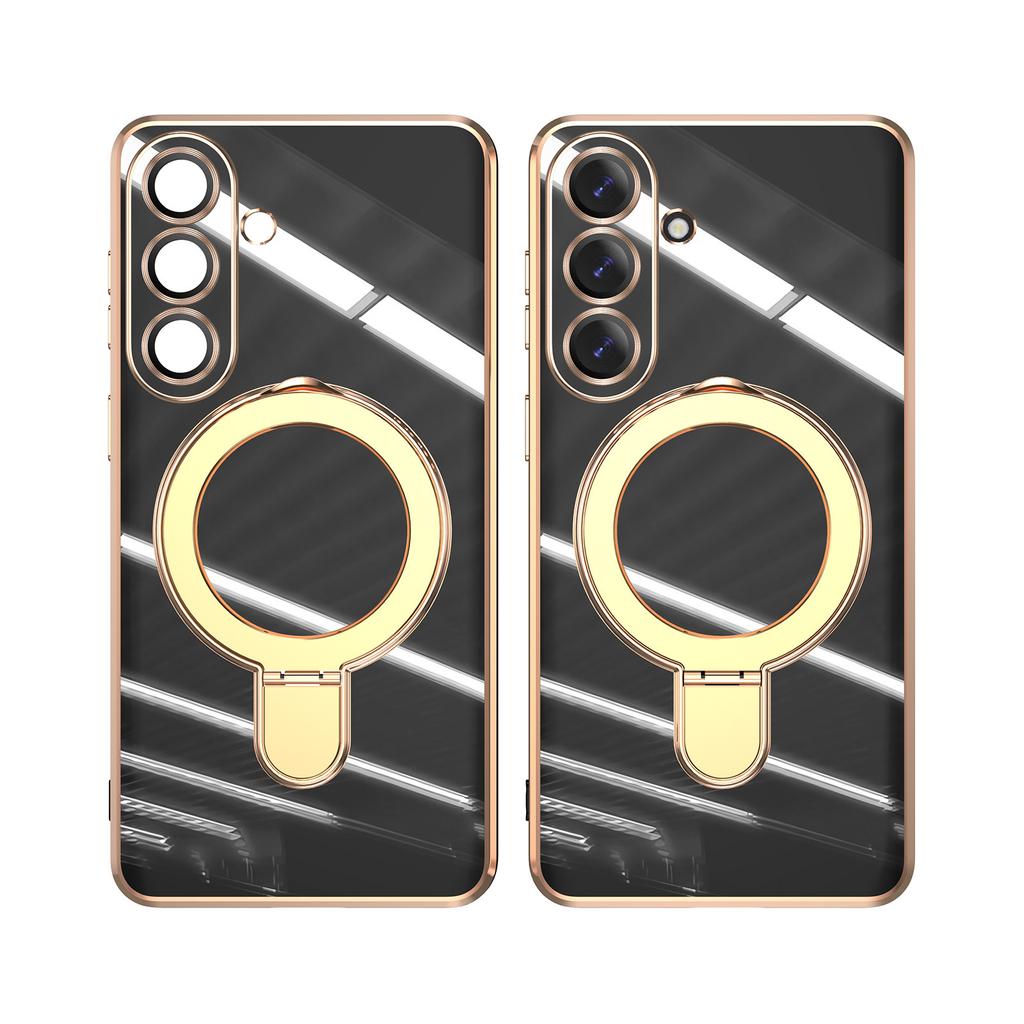 Applicable to Galaxy S11Ultra mobile phone case Samsung s11 solid color fulcrum magnetic suction bracket s11 electroplating protective case