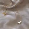 Hot Sell Trendy Natural Freshwater Pearl 14K Gold Filled Female Choker Necklace For Women Box Chains No Fade Cheap