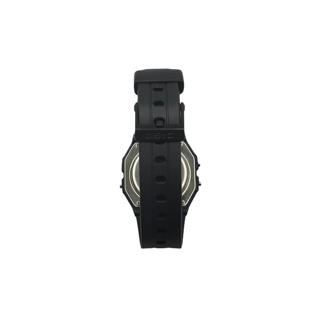CASIO Custom Collection Quartz Movement Resin Strap Watch Unisex Black Dial F-91W-3(Watch5--Emerald Flo)