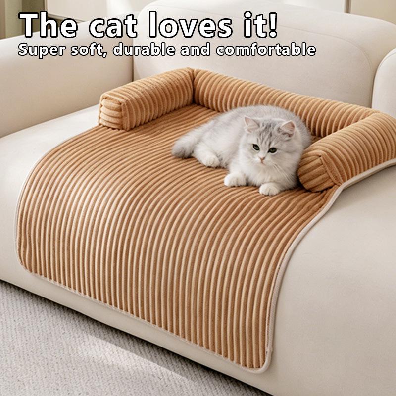 Deluxe Non-Slip Pet Car Seat Cover & Bed for Dogs and Cats
