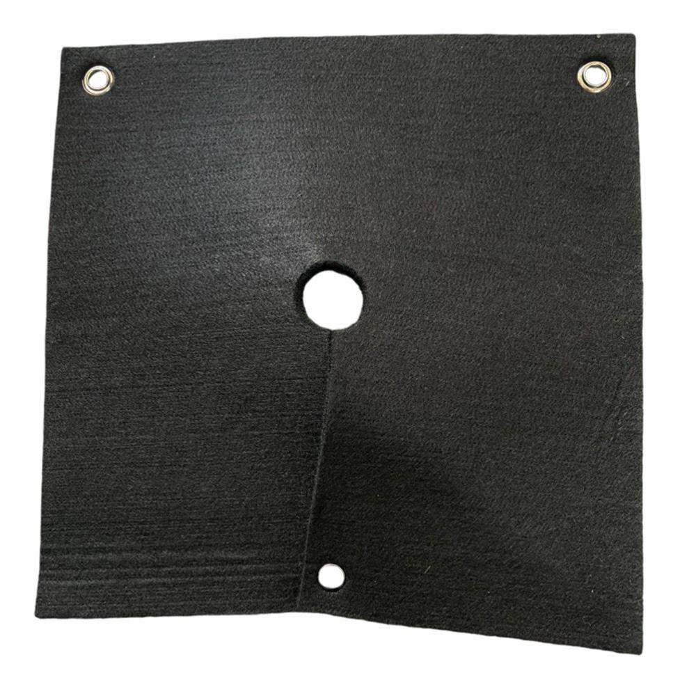 Black Color Welding Blanket 5mm Thick Heat Shield Mat Durable Fireproof Welding Mat Plumbing Work