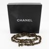 Chanel Chain Belt Belt A07928Y02269 Vintage Processing COCO Mark MARRON Brown Plated Gold/Suede Women Used