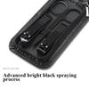 Portable Luxury Manicure Sets Pedicure Kits Bright Black Nail Clipper Set Personal Care Tools Eyebrow Scissors