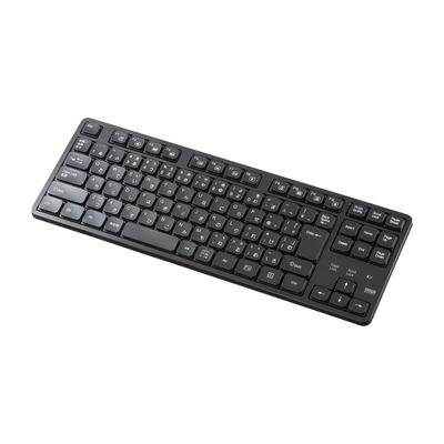 Sanwa Supply Kabellose, leise Tastatur mit Zifferntasten (2,4 GHz kabellos/kein Tastenfeld) SKB-WL38BK