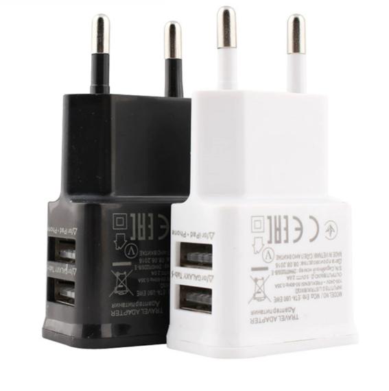 5V 2A EU Plug Charger USB EU Charger PlugFor iPhone XS X Max Huawei P 30 Samsung S 9  Plus   Travel Wall Charger Adapter